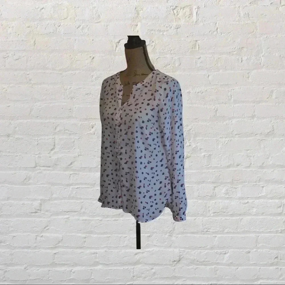 Land’s End Polka Dot Blouse - Picture 2 of 5